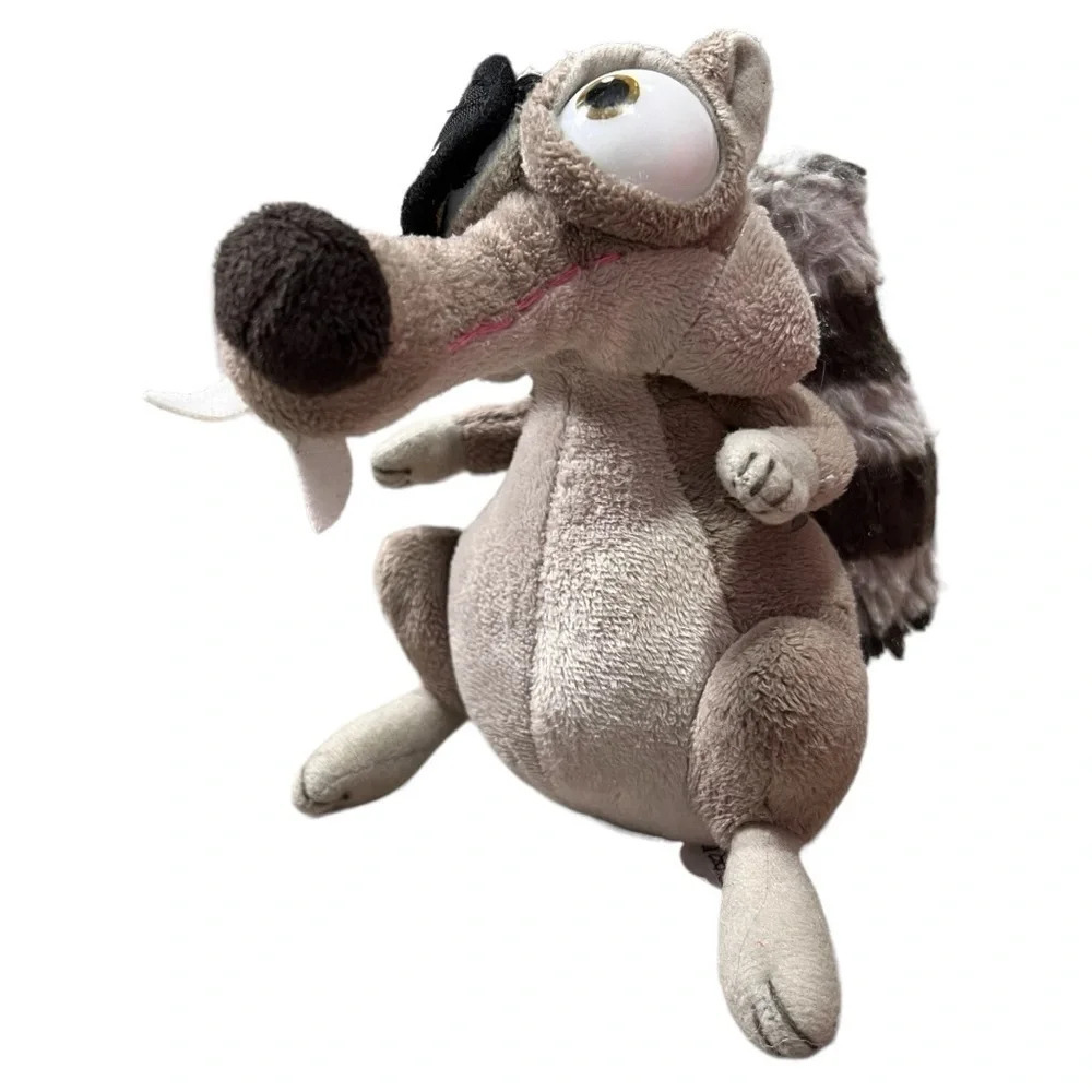 Ice Age Continental Drift Scrat Pirate Plush Squirrel Eye Patch Stuffed‎ Toy 7in